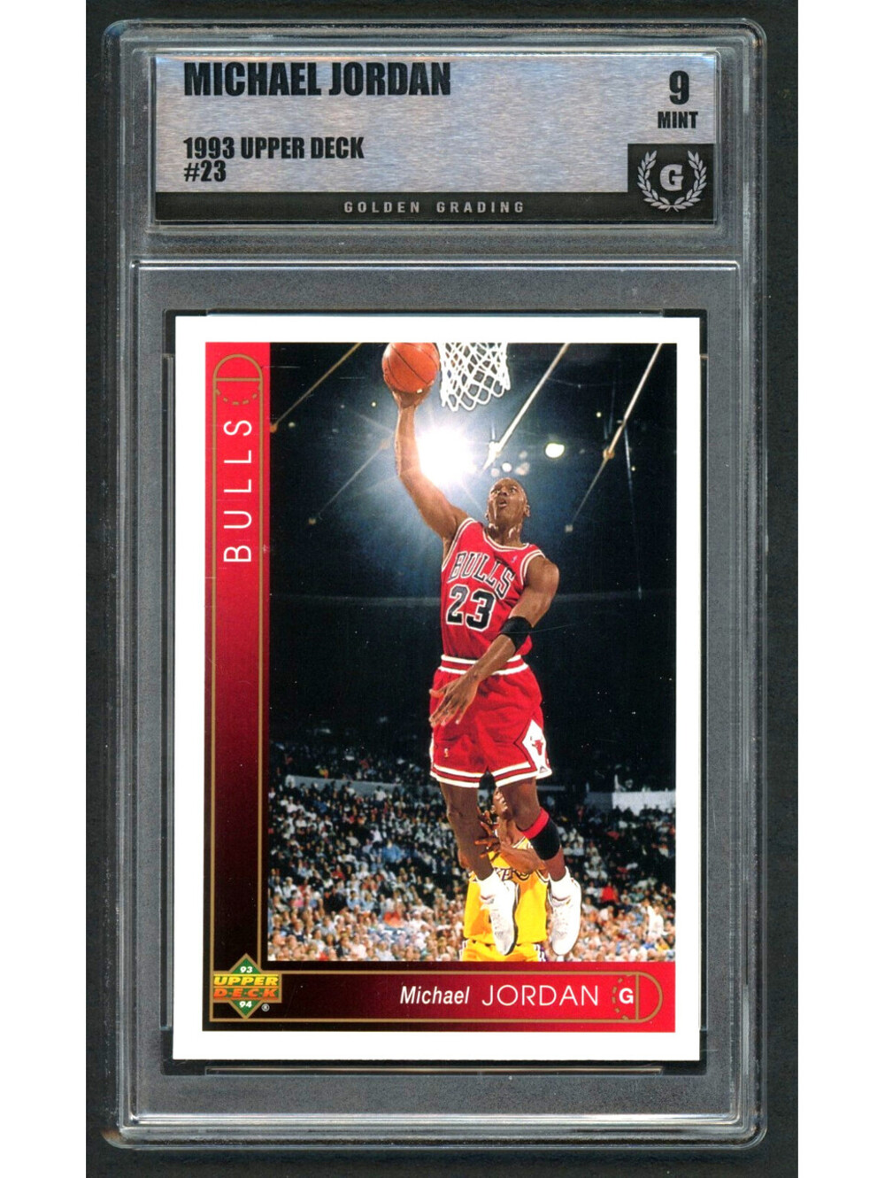 1993-94 Upper Deck Michael Jordan #23 Bulls HOF Graded Mint 9